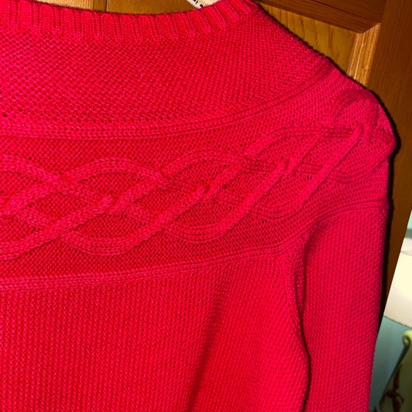 Talbots red sweater - Picture 3 of 9